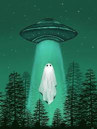 UFO Ghost! Art Print for Sale by adtrheather | Redbubble