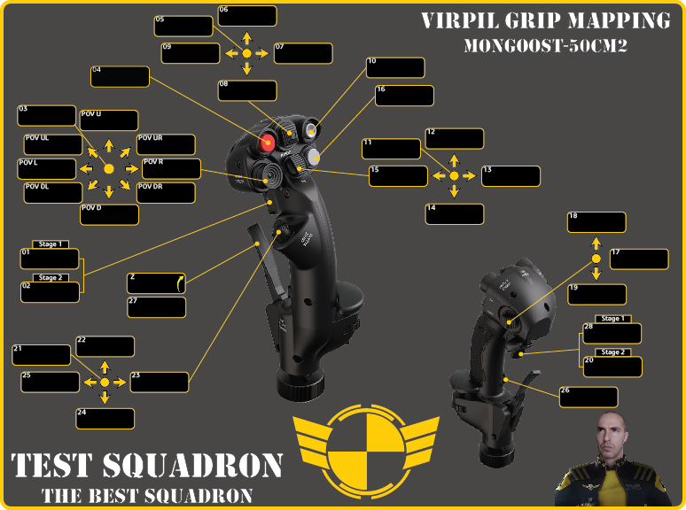 Virpil Button Mapping Worksheets  TEST Squadron - Premier Star